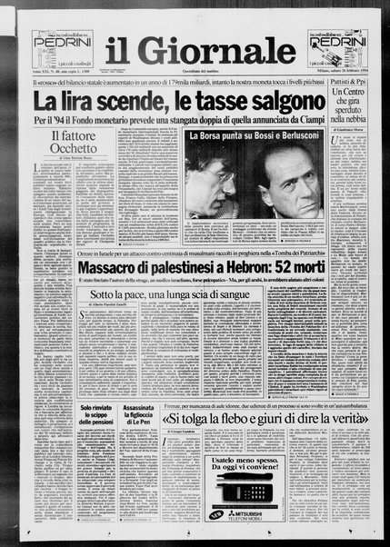 Il giornale : quotidiano del mattino